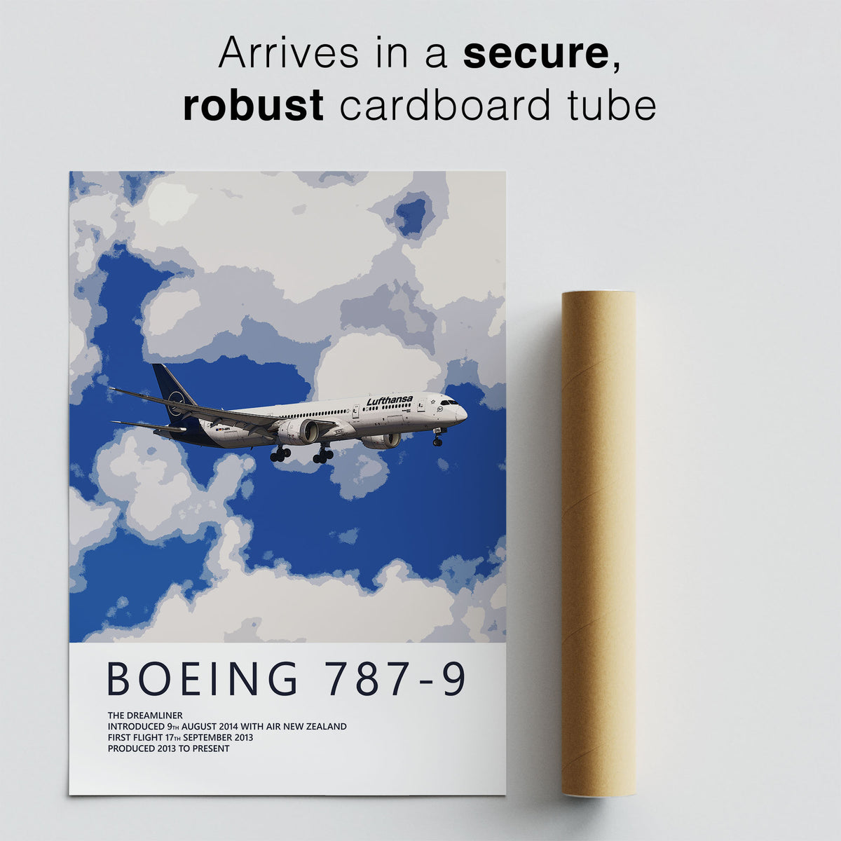 Lufthansa Boeing 787-9 Poster