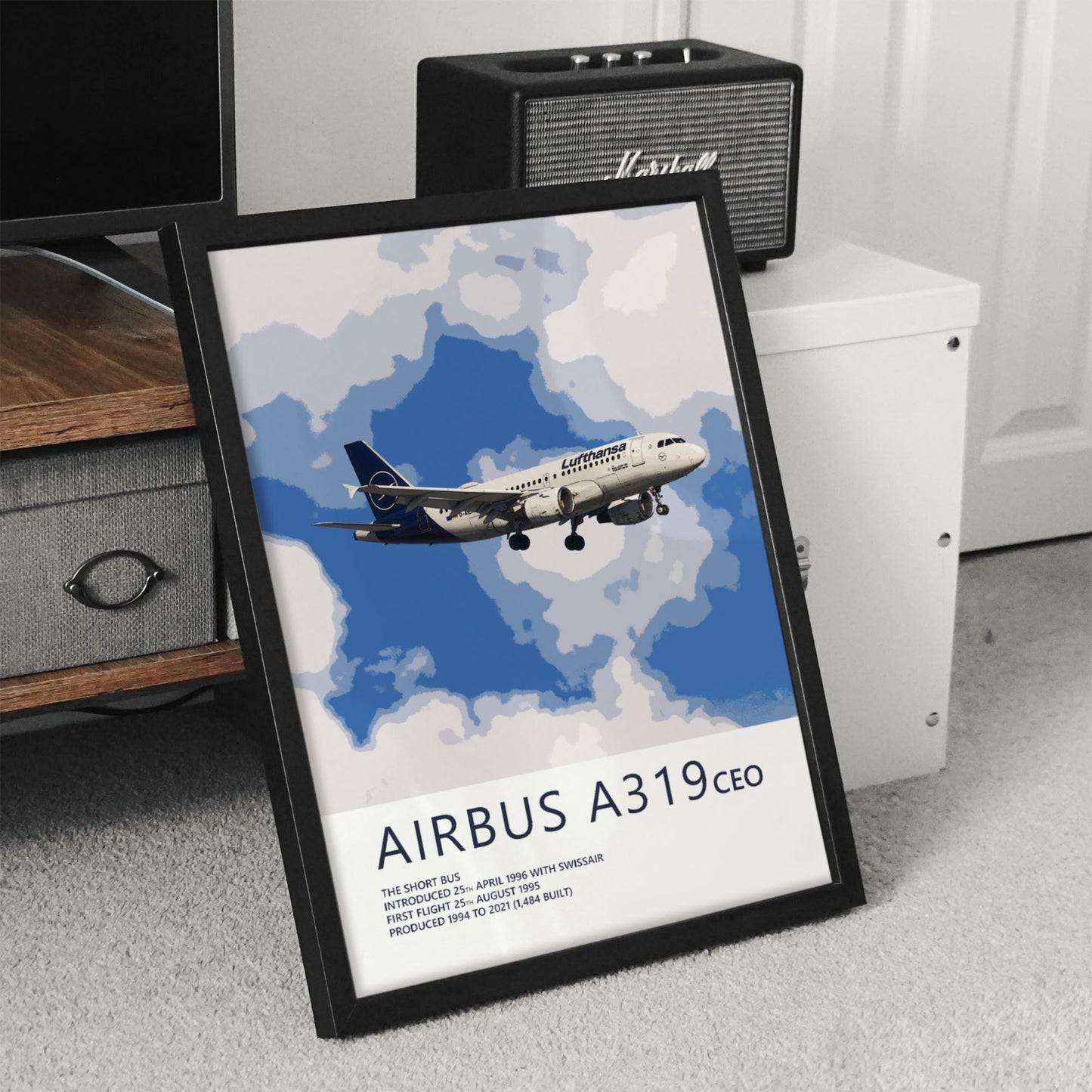Lufthansa Airbus A319 Poster