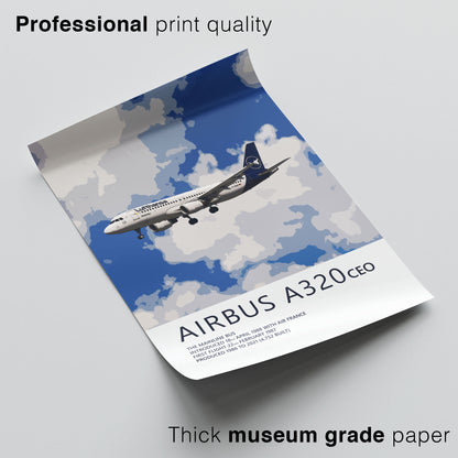 Lufthansa Airbus A320 Poster