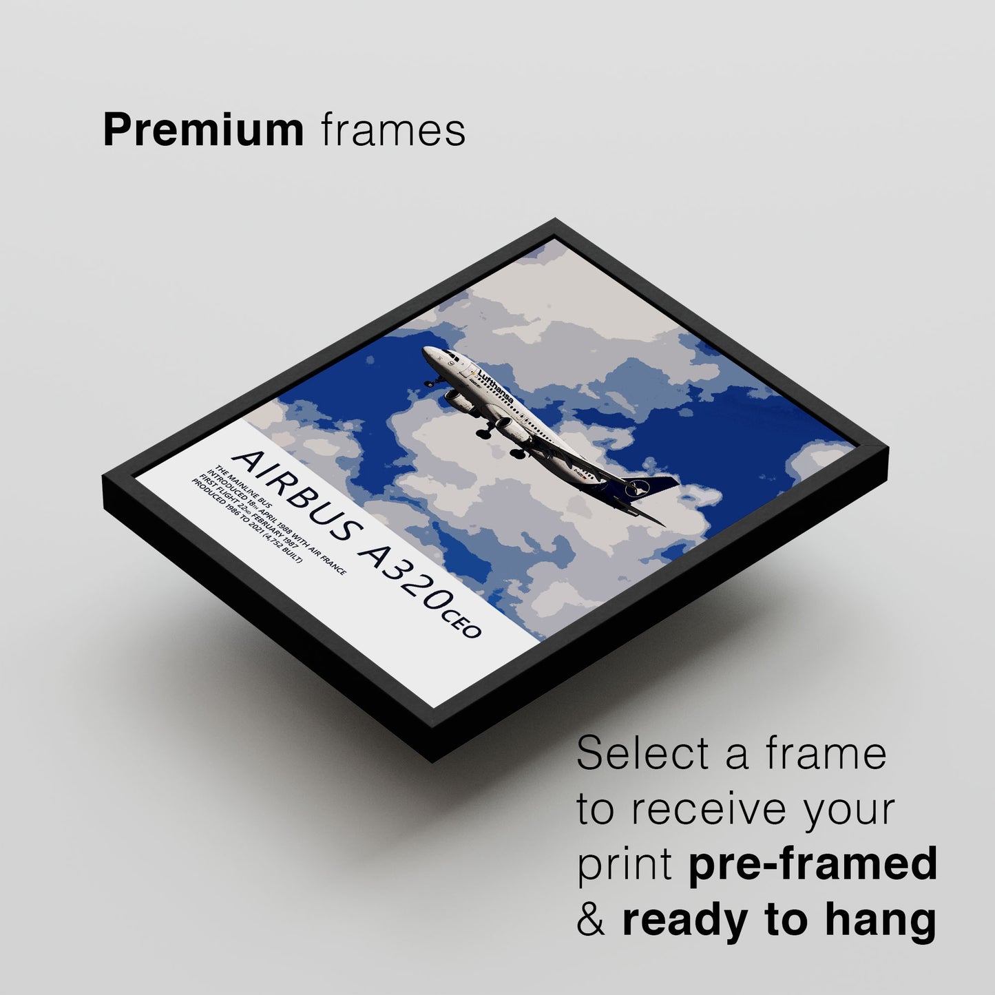 Lufthansa Airbus A320 Poster