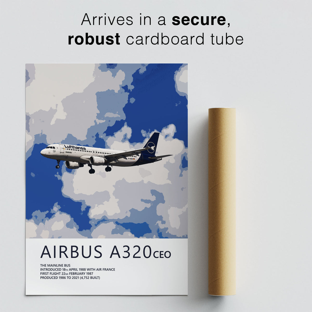 Lufthansa Airbus A320 Poster