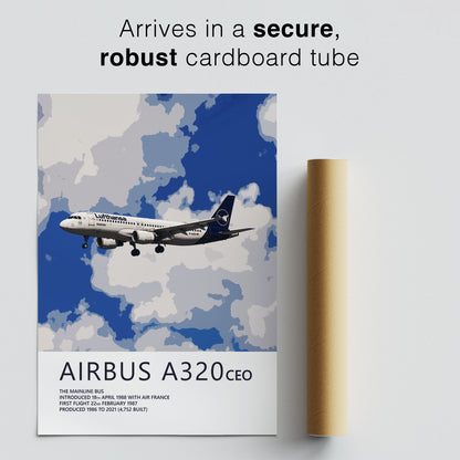 Lufthansa Airbus A320 Poster