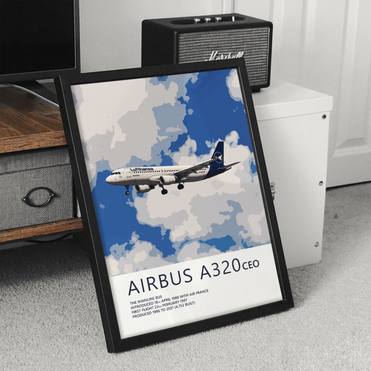 Lufthansa Airbus A320 Poster