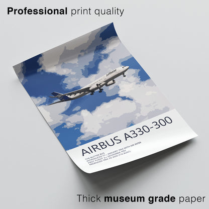 Lufthansa Airbus A330-300 Poster