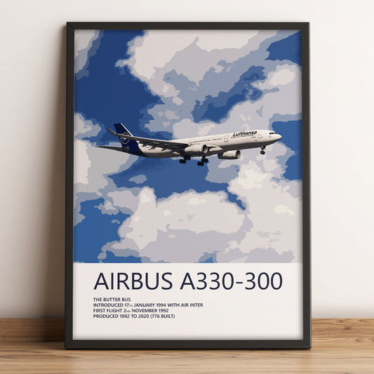 Lufthansa Airbus A330-300 Poster