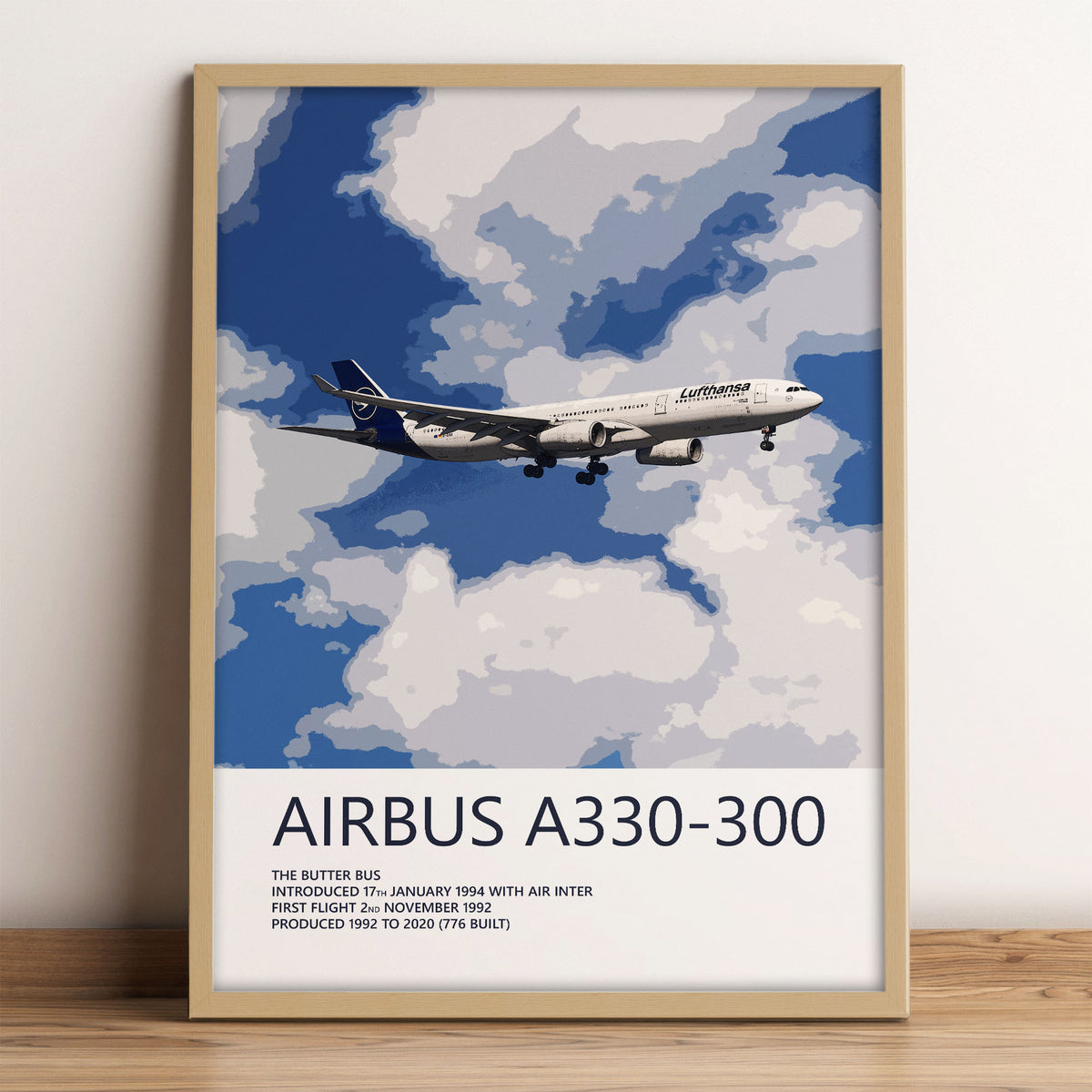 Lufthansa Airbus A330-300 Poster