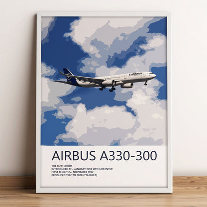 Lufthansa Airbus A330-300 Poster