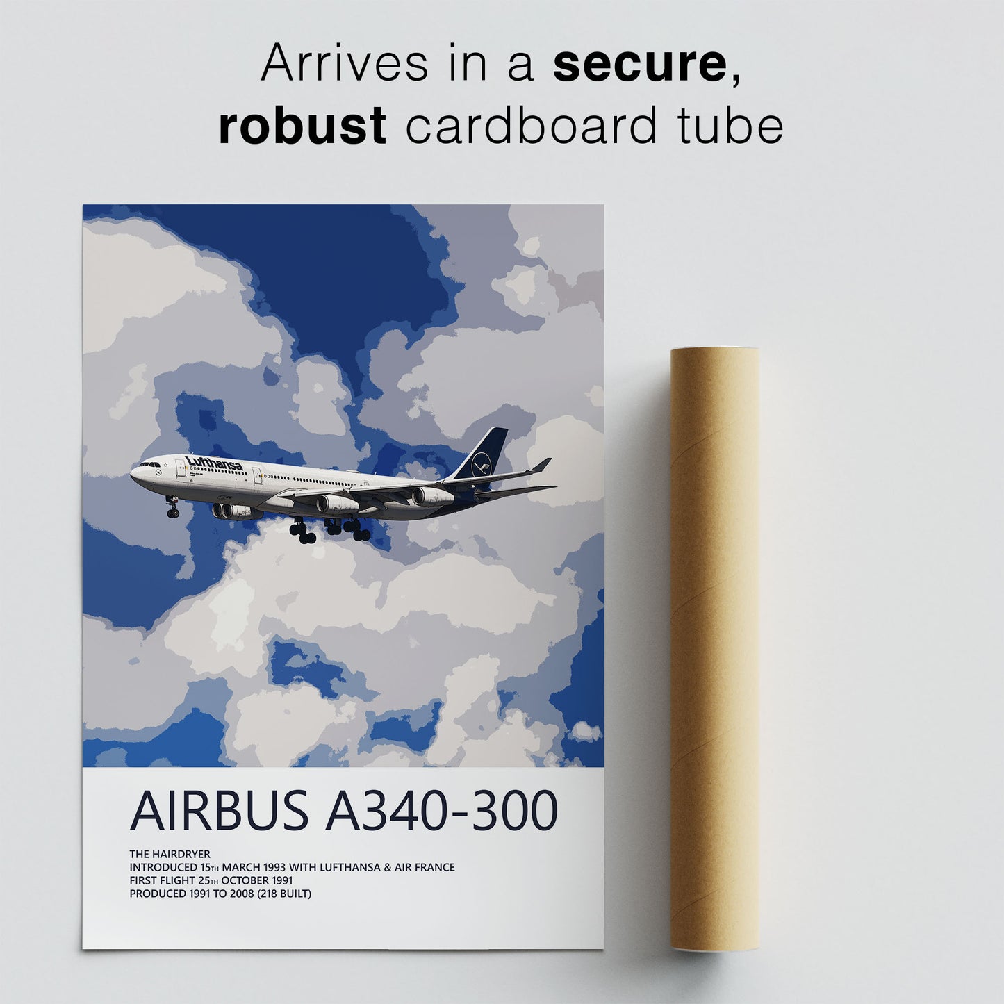 Lufthansa Airbus A340-300 Poster