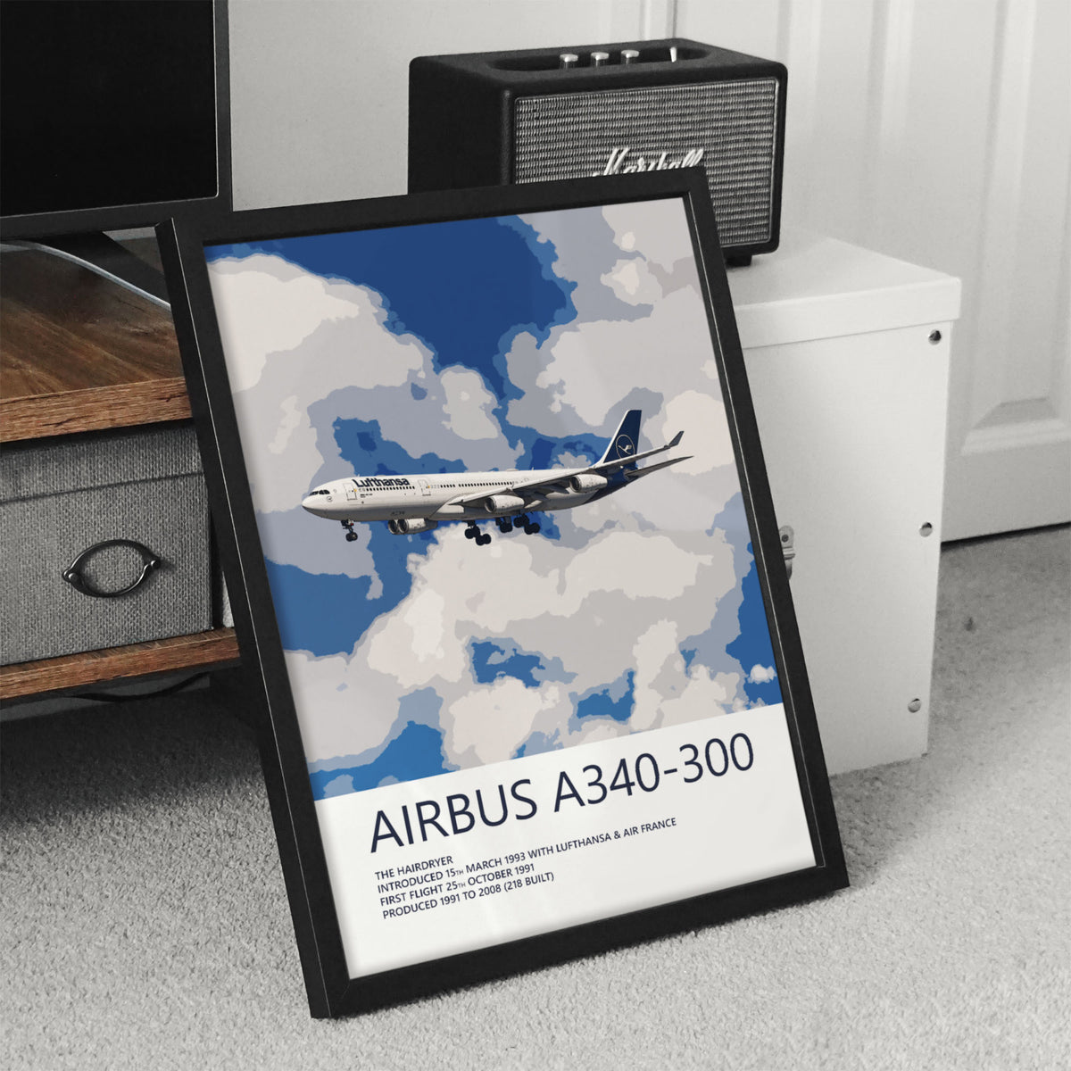 Lufthansa Airbus A340-300 Poster