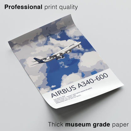 Lufthansa Airbus A340-600 Poster