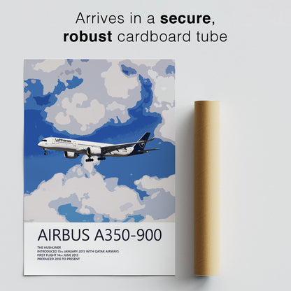 Lufthansa A350-900 Poster