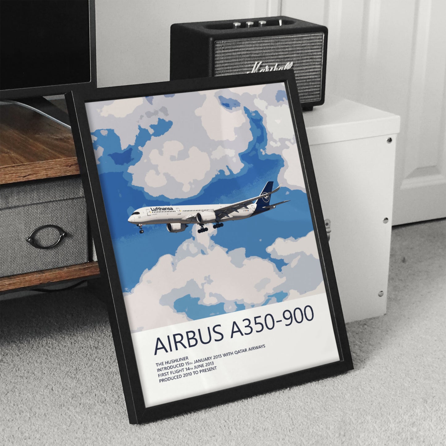 Lufthansa A350-900 Poster