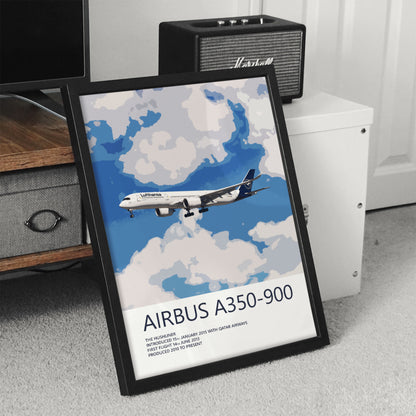 Lufthansa A350-900 Poster