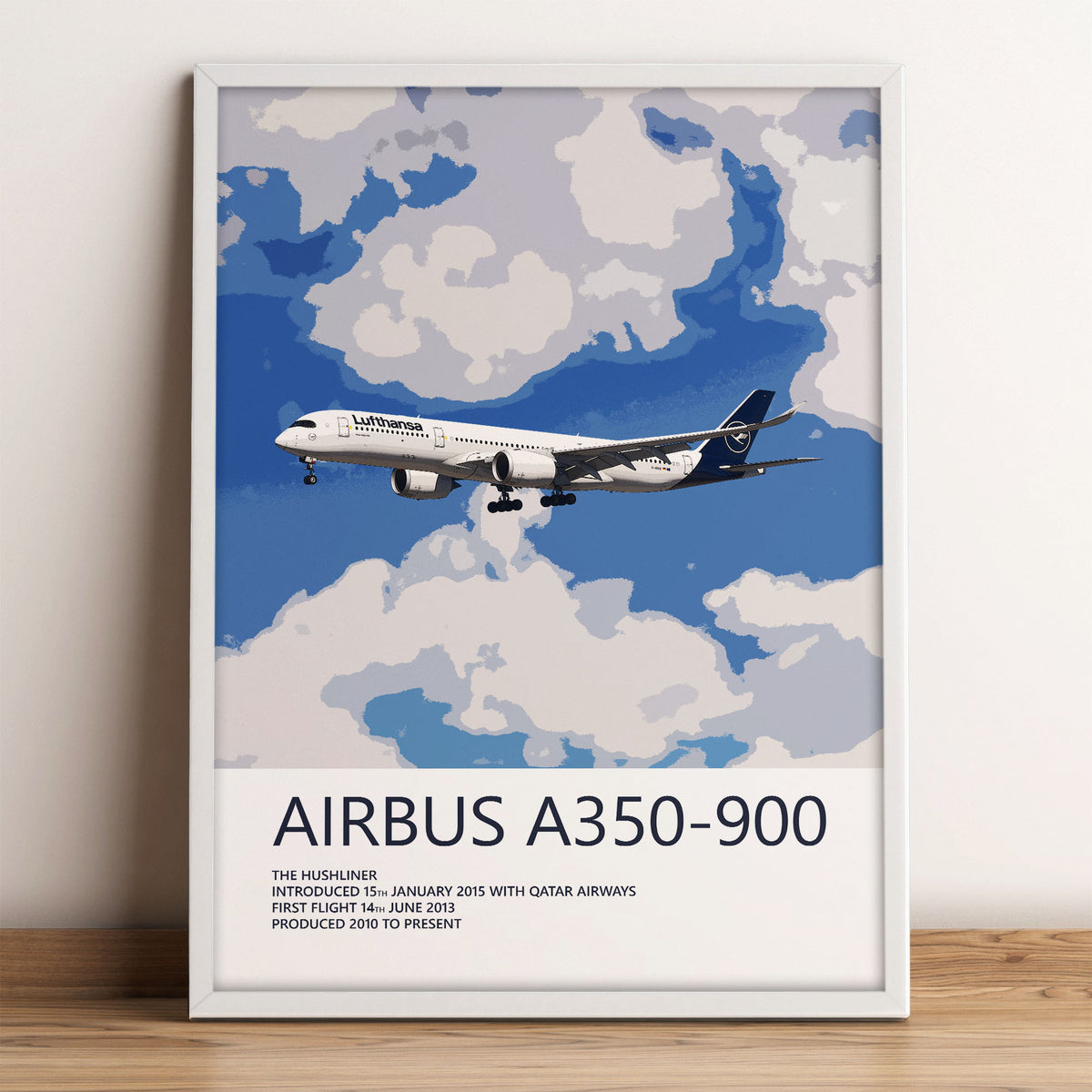Lufthansa A350-900 Poster