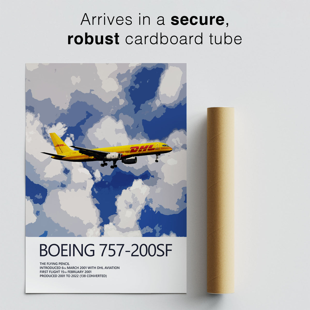 DHL Boeing 757-200SF Poster (Opb. DHL Air UK)