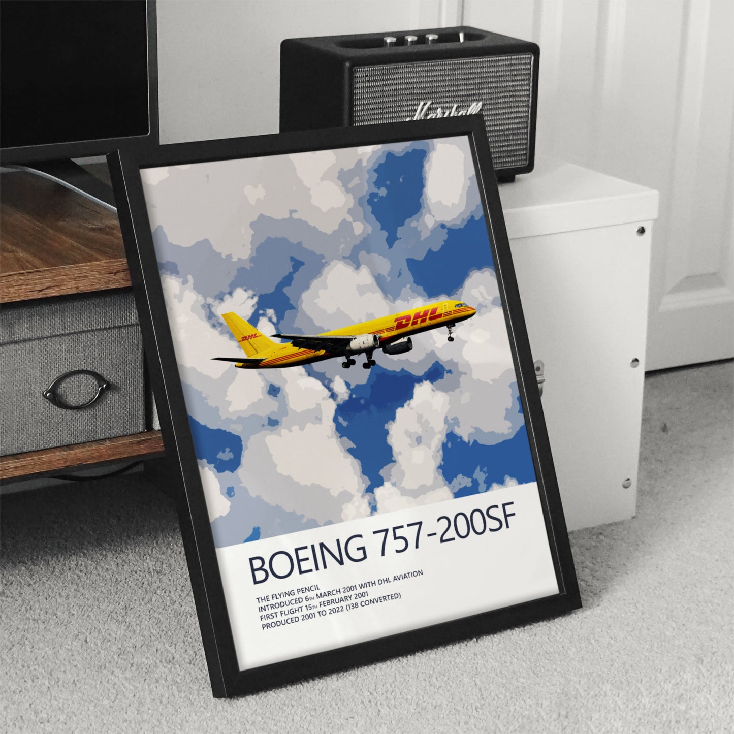 DHL Boeing 757-200SF Poster (Opb. DHL Air UK)