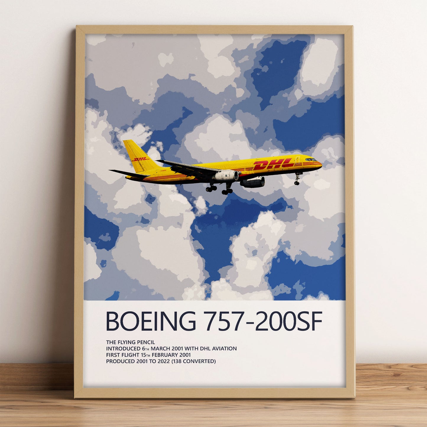 DHL Boeing 757-200SF Poster (Opb. DHL Air UK)