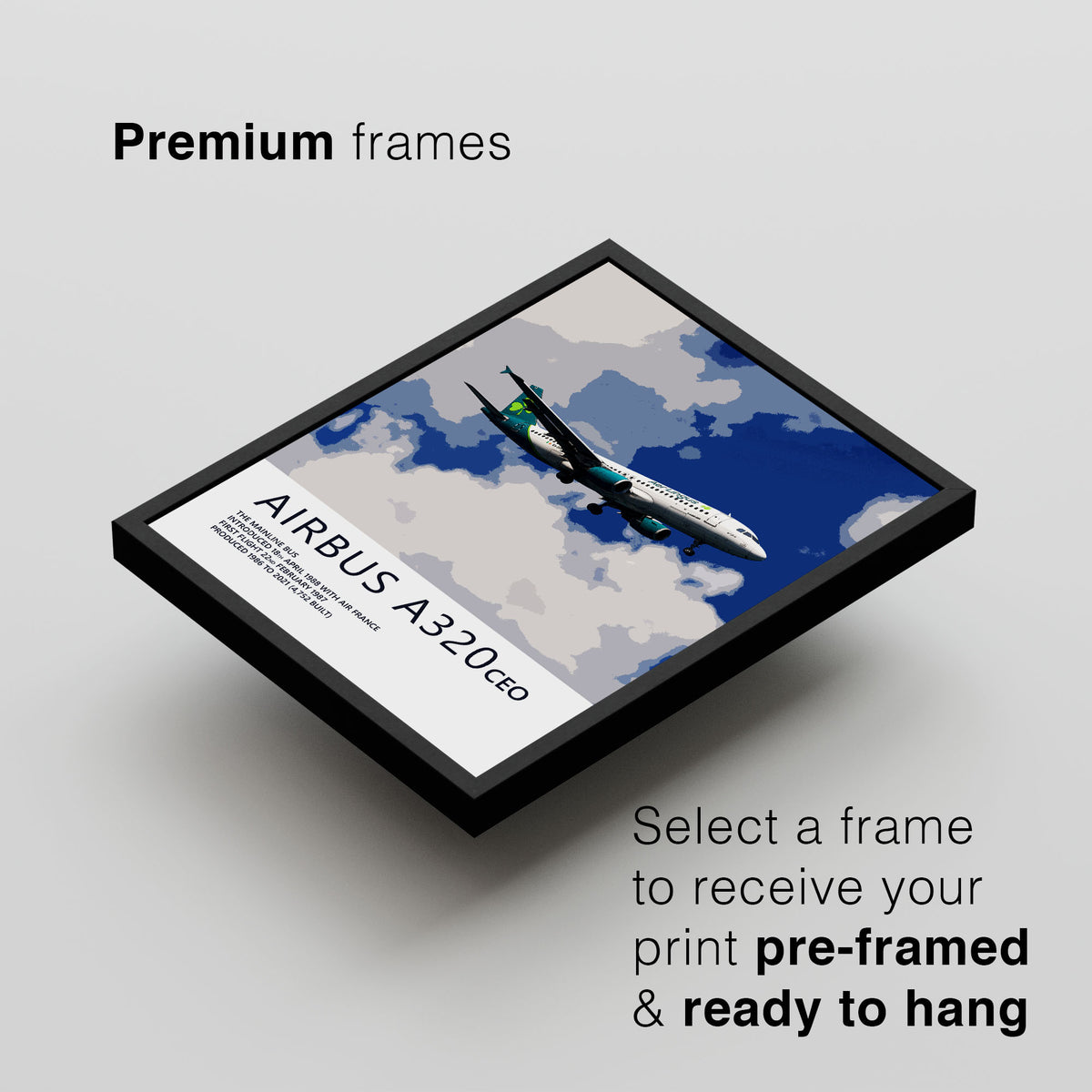Aer Lingus Airbus A320 Poster – 2019 Livery