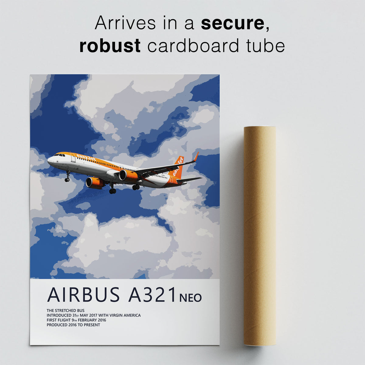 easyJet Airbus A321 NEO Poster