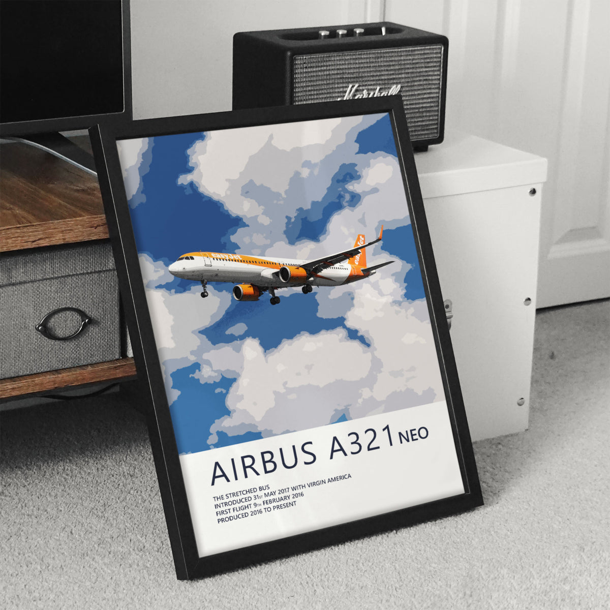 easyJet Airbus A321 NEO Poster