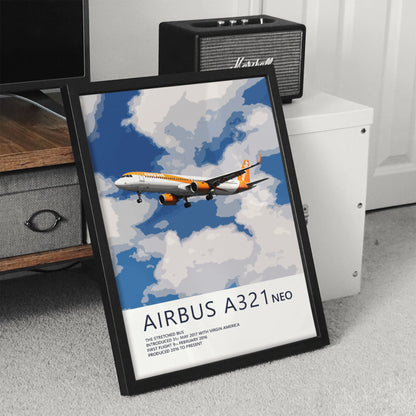 easyJet Airbus A321 NEO Poster