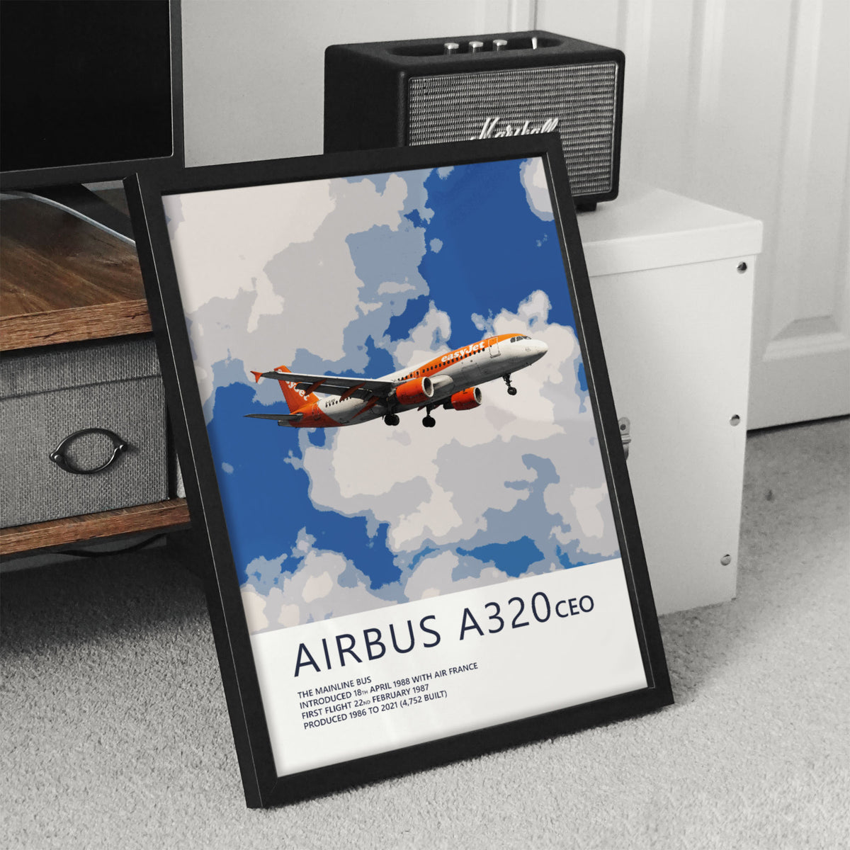 easyJet Airbus A320 Poster