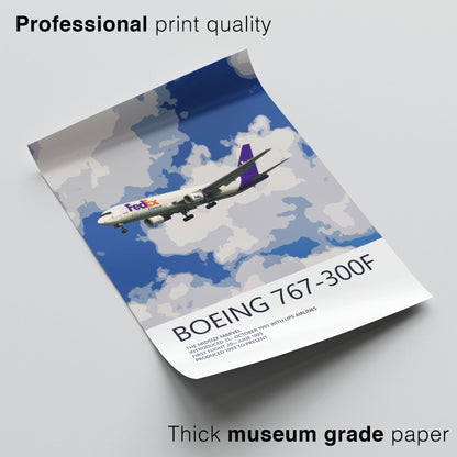 FedEx Boeing 767-300F Poster
