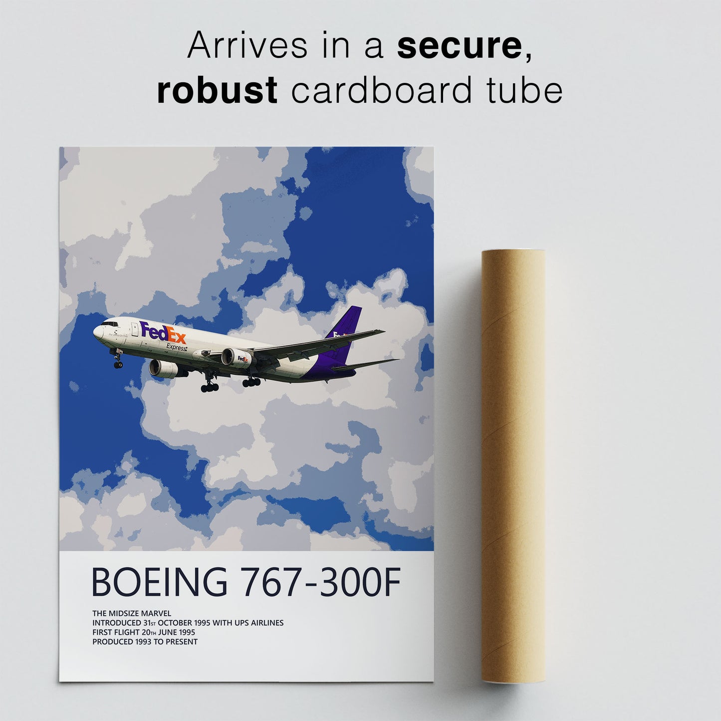 FedEx Boeing 767-300F Poster