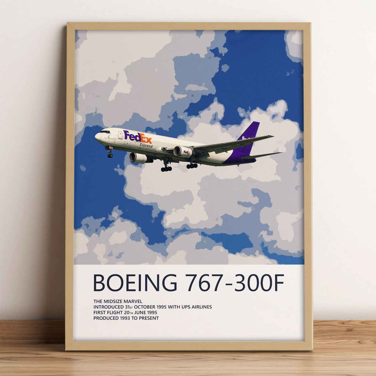 FedEx Boeing 767-300F Poster