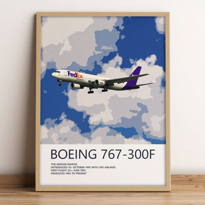 FedEx Boeing 767-300F Poster