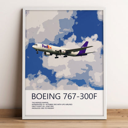 FedEx Boeing 767-300F Poster