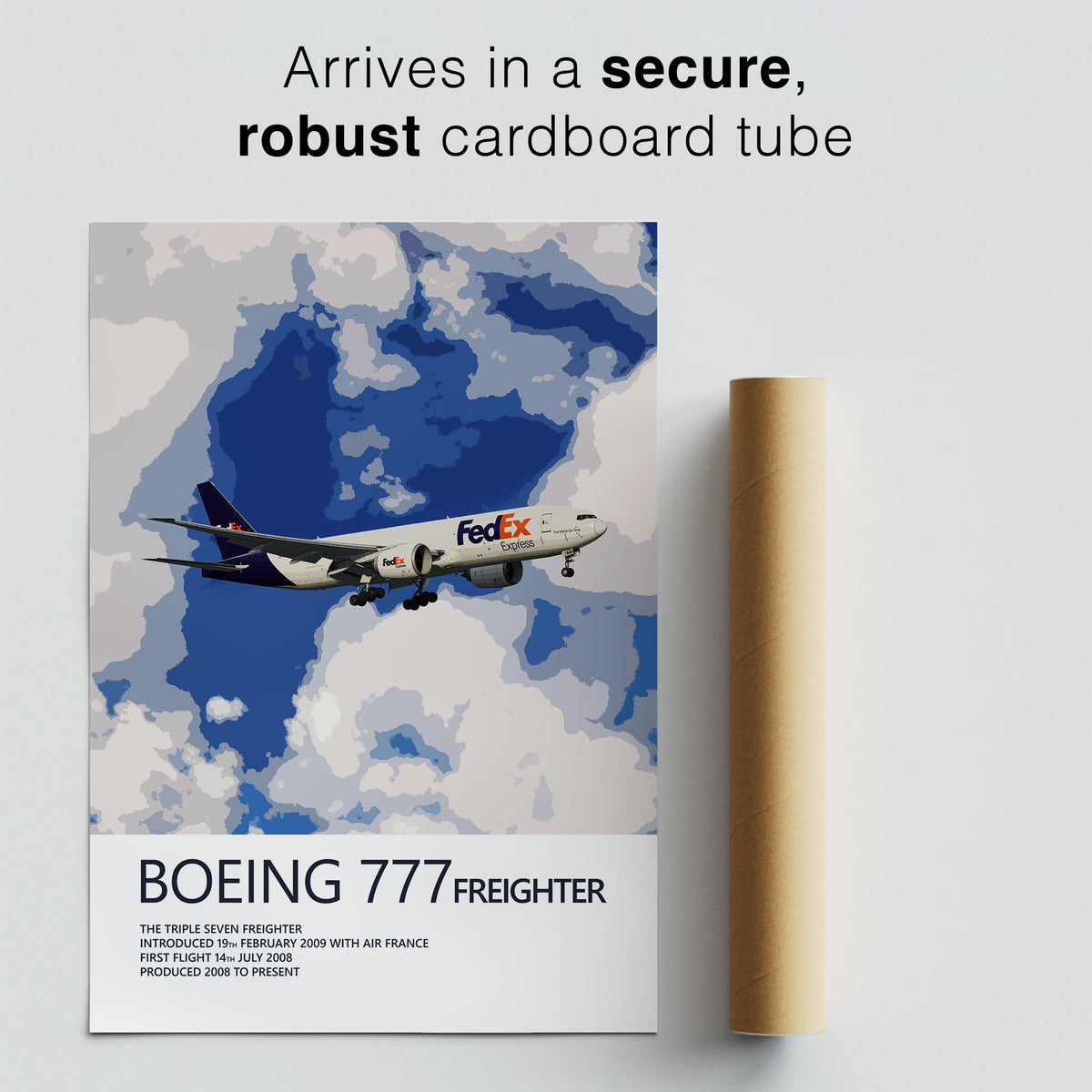 FedEx Boeing 777F Poster