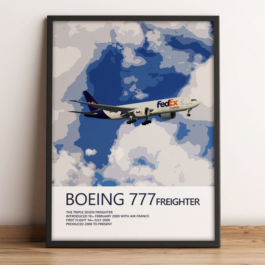 FedEx Boeing 777F Poster