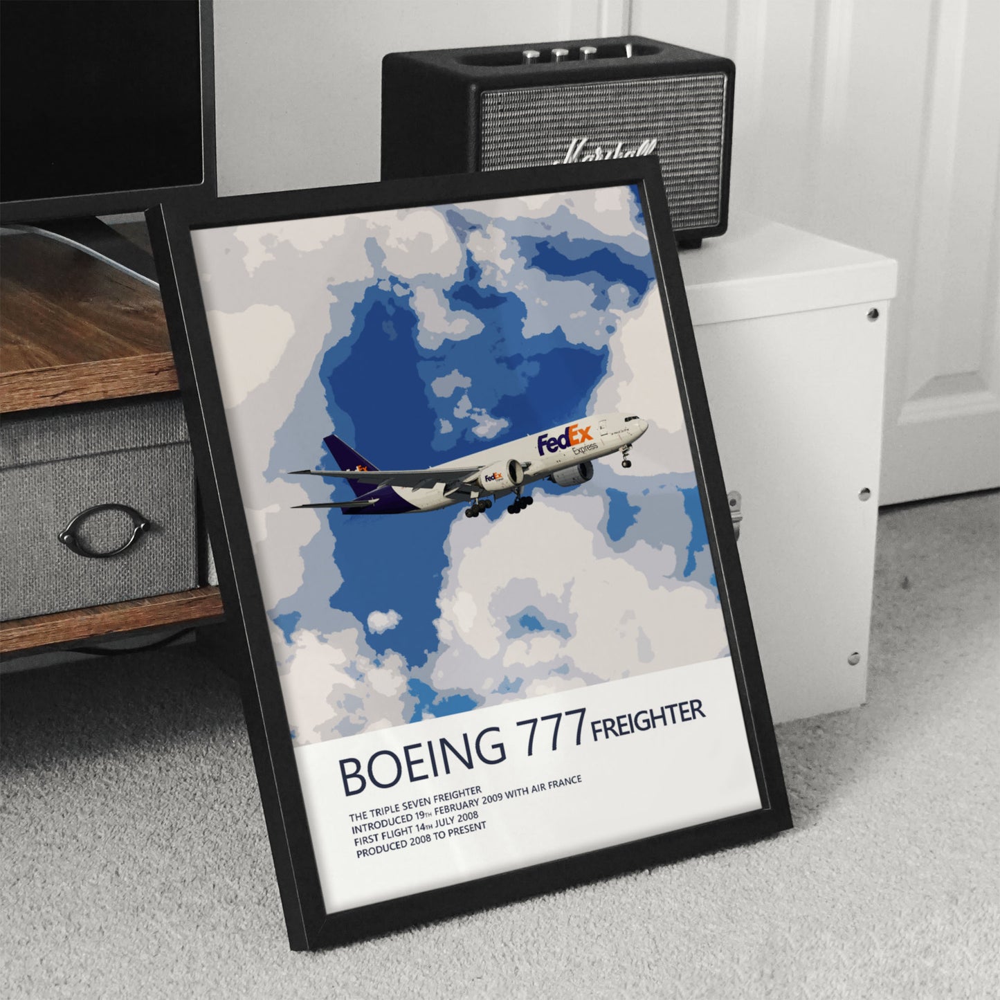 FedEx Boeing 777F Poster