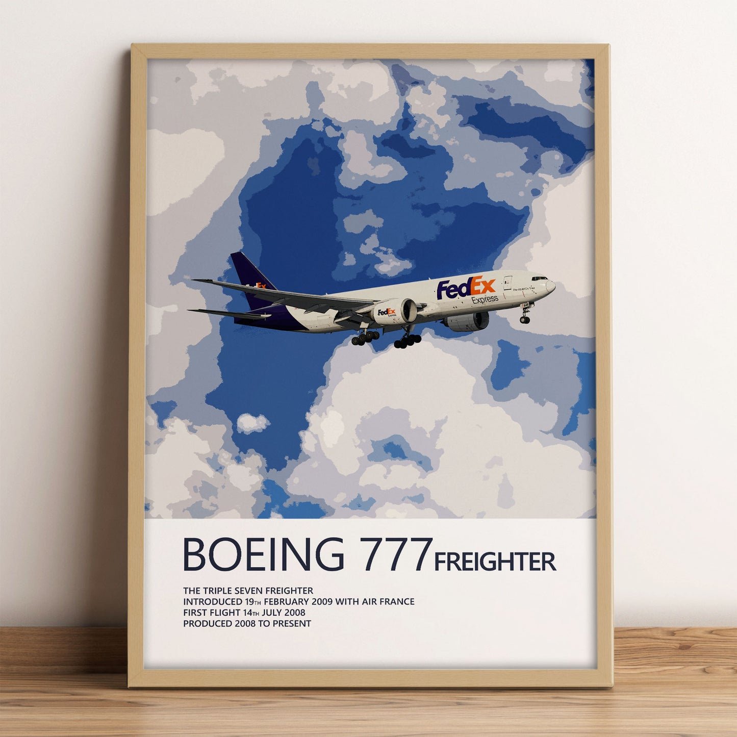 FedEx Boeing 777F Poster