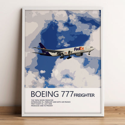 FedEx Boeing 777F Poster