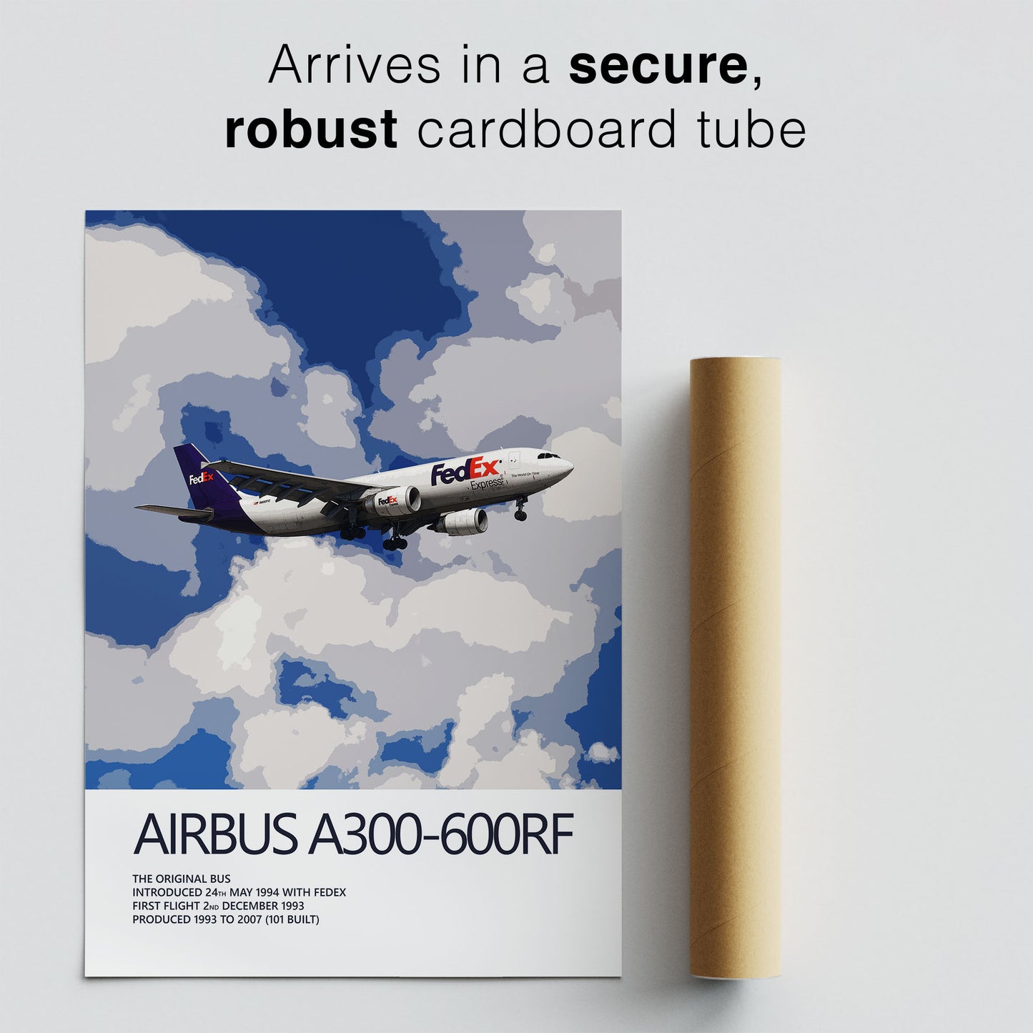 FedEx Airbus A300-600RF Poster
