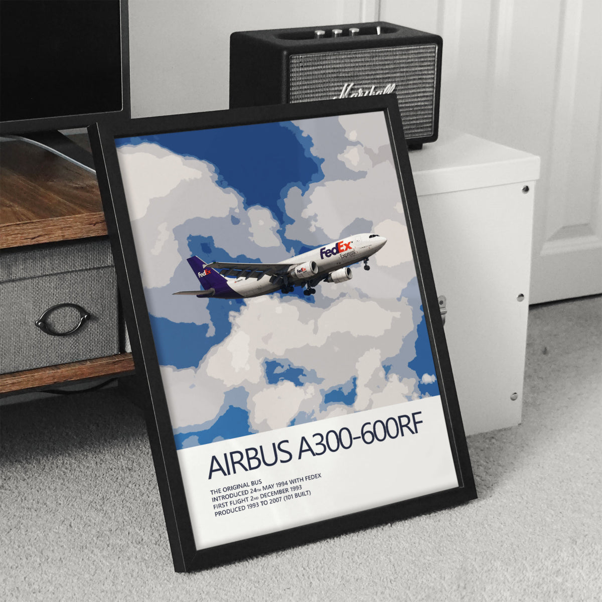 FedEx Airbus A300-600RF Poster