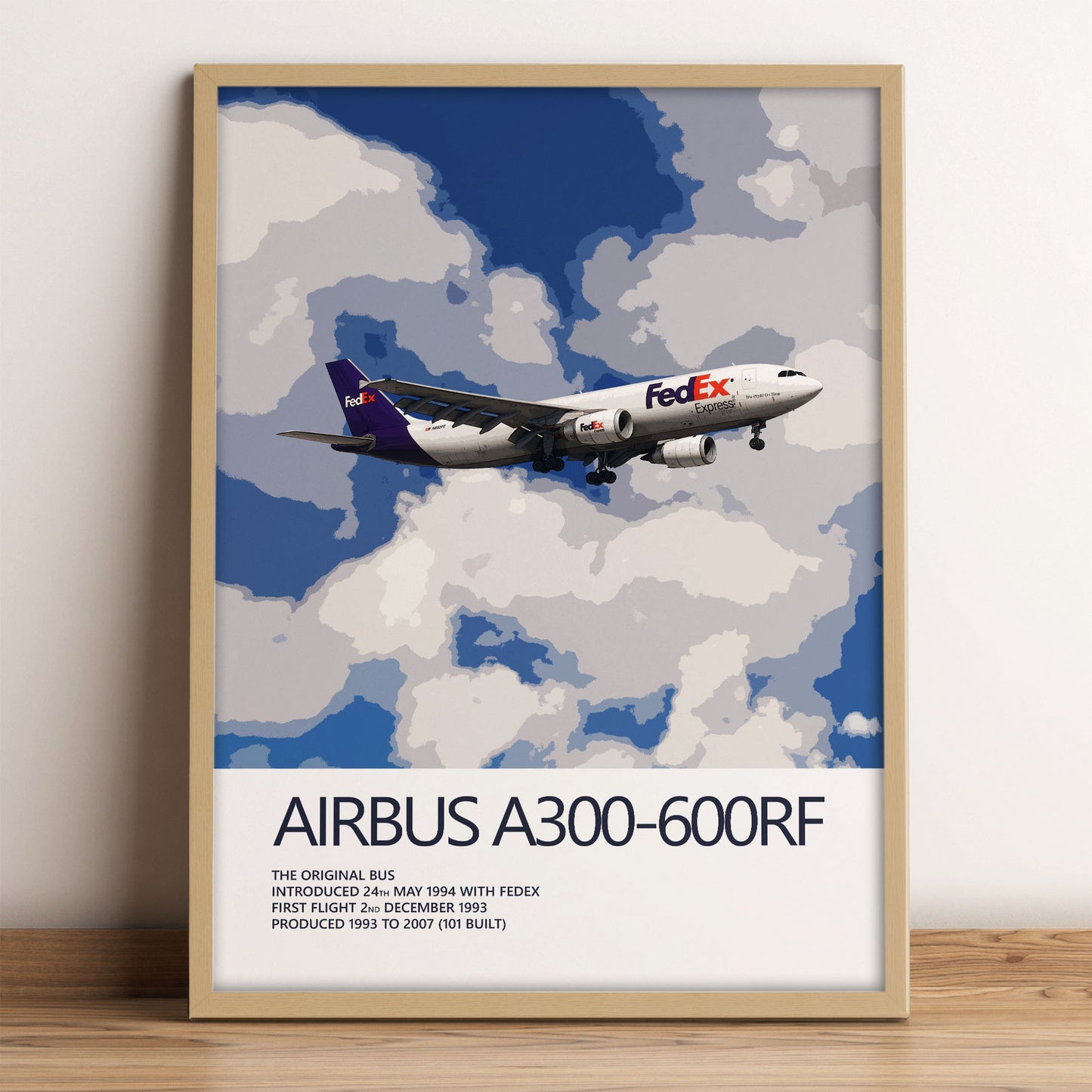 FedEx Airbus A300-600RF Poster