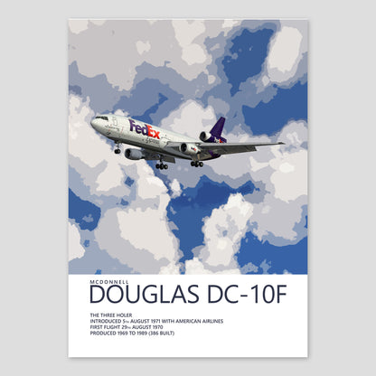 FedEx McDonnell Douglas DC-10F Poster