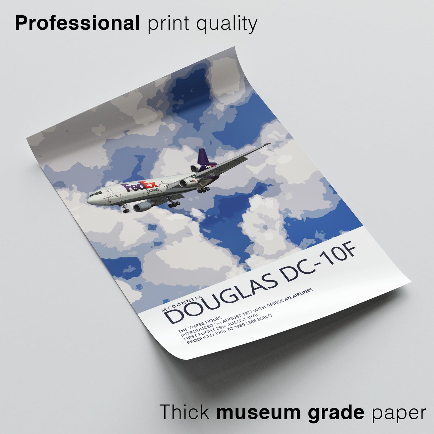 FedEx McDonnell Douglas DC-10F Poster