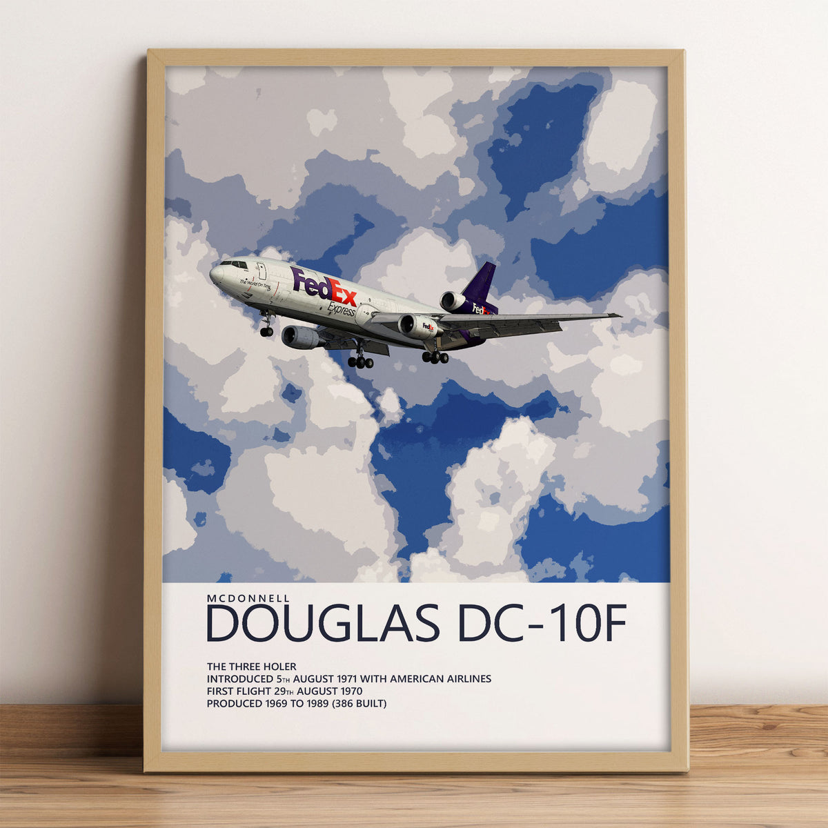 FedEx McDonnell Douglas DC-10F Poster