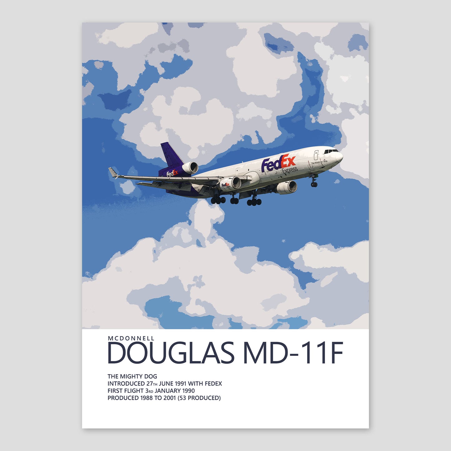 FedEx McDonnell Douglas MD-11F Poster