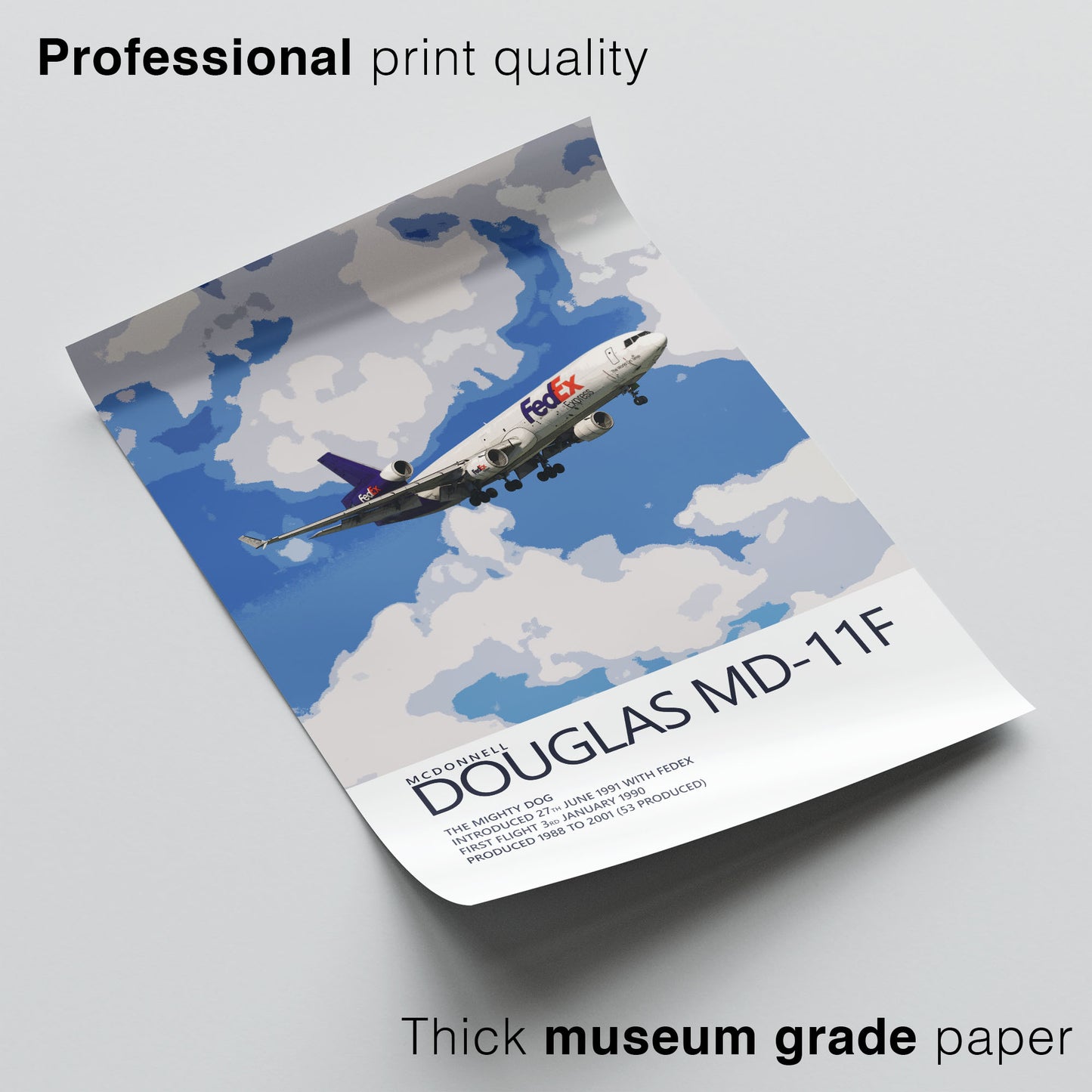 FedEx McDonnell Douglas MD-11F Poster