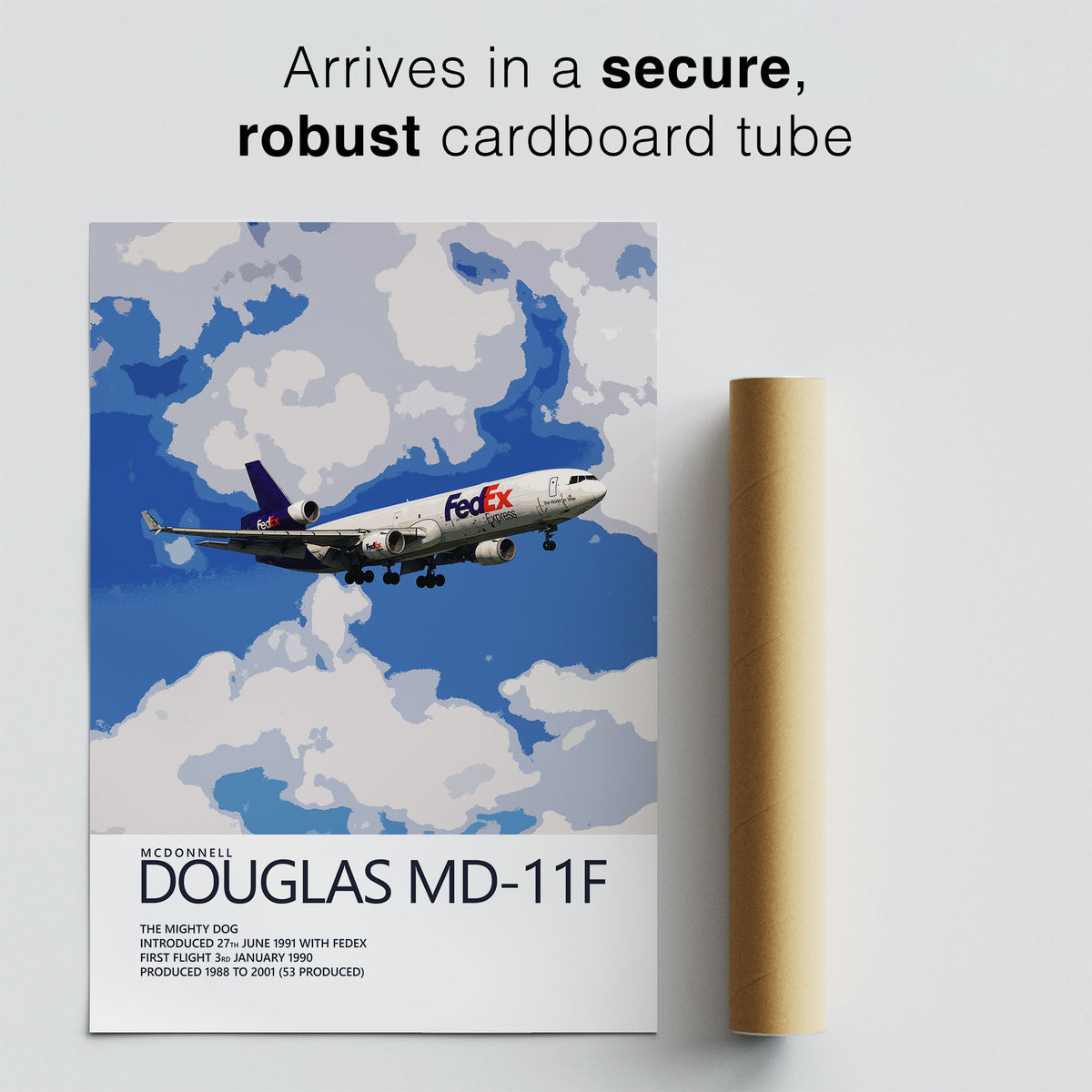 FedEx McDonnell Douglas MD-11F Poster