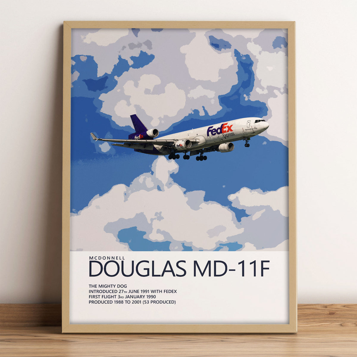 FedEx McDonnell Douglas MD-11F Poster