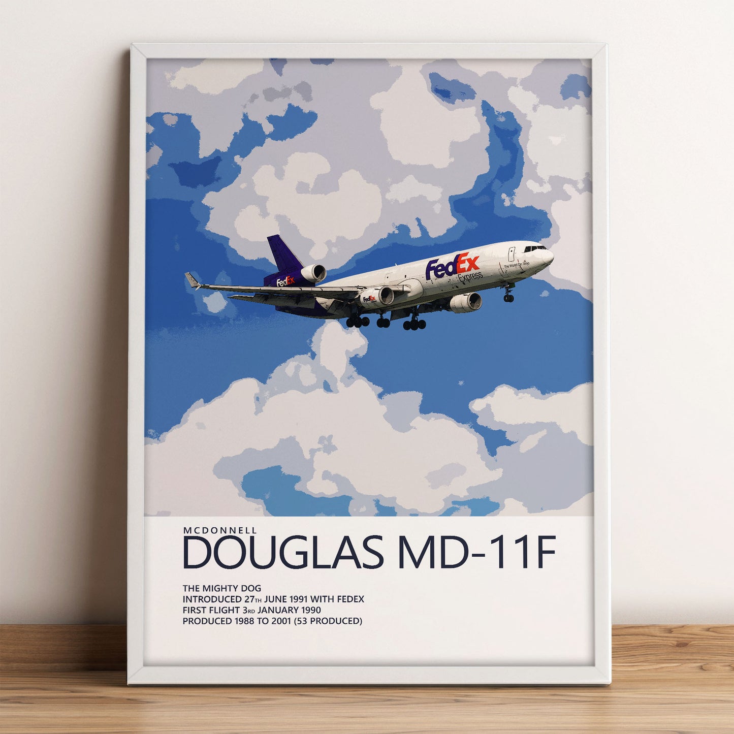 FedEx McDonnell Douglas MD-11F Poster