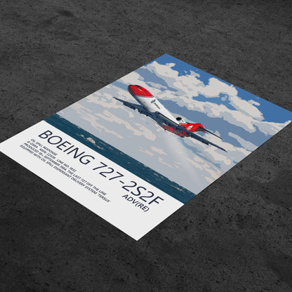 Oil Spill Response (Opb. 2Excel Aviation) Boeing 727 G-OSRA Poster