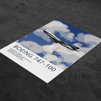 BOAC Boeing 747-100 Poster