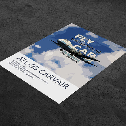 British Air Ferries ATL-98 Carvair Poster